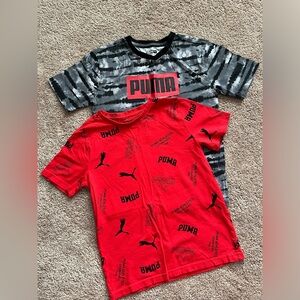 Boys Puma Set of 2 T-shirts Size S(8)
